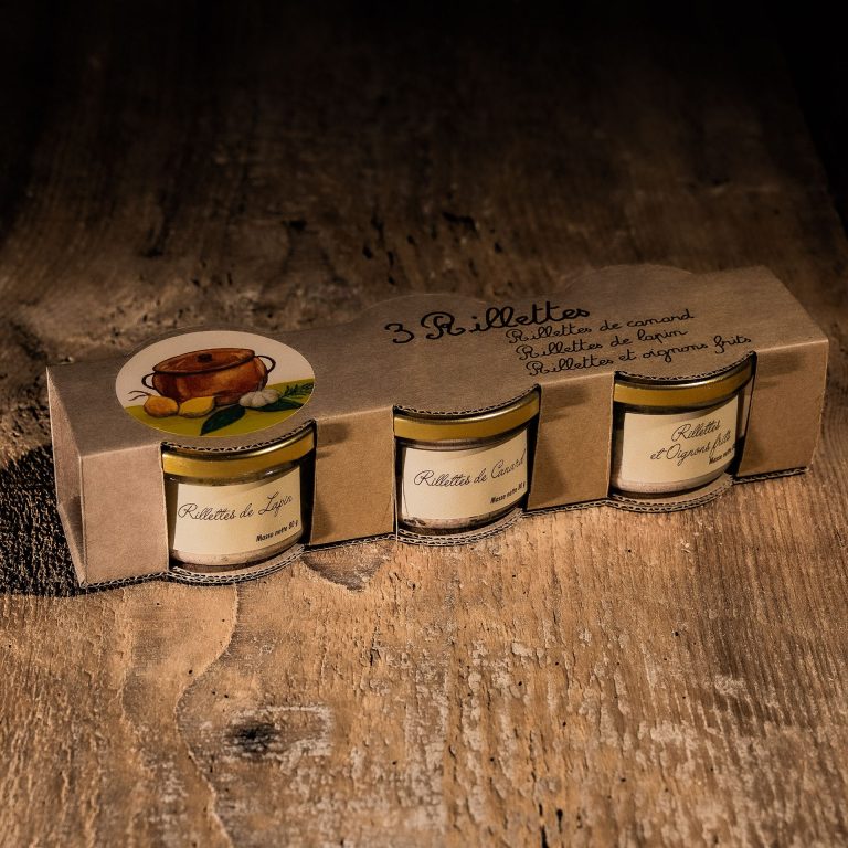 Lot de 3 Rillettes